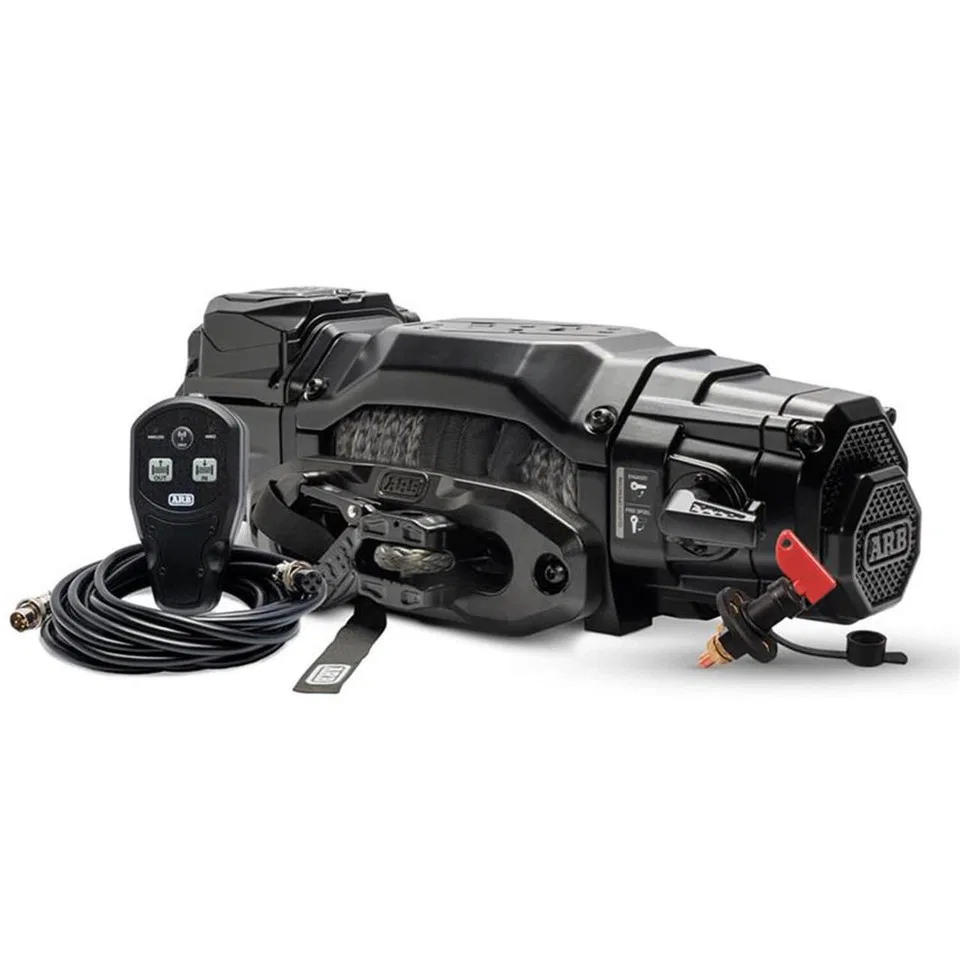 ARW100SA – ARB USA Winch, Vehicle Mounted Vehicle Recovery Winch 12 Volt Electric 10000 Pound Line Pull Capacity 92 F...